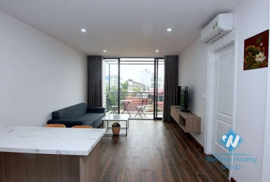 High floor and balcony 1 bedroom apartment for rent in To Ngoc Van st, Tay Ho, Ha Noi.